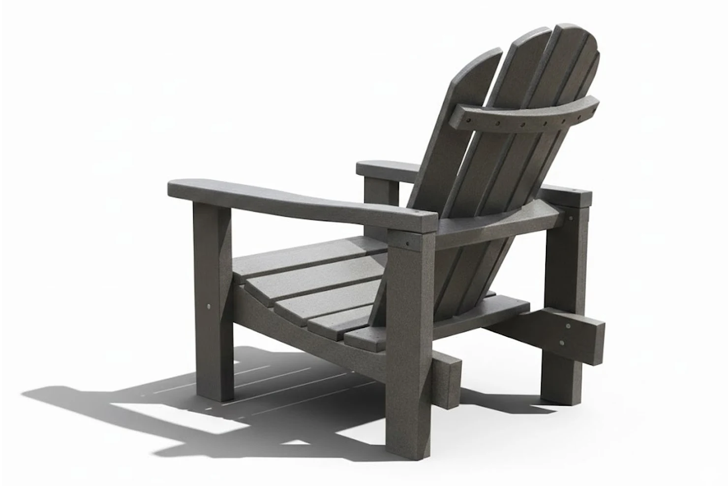 Adiron Recycled Plastic Wide Deck Chair — view 3