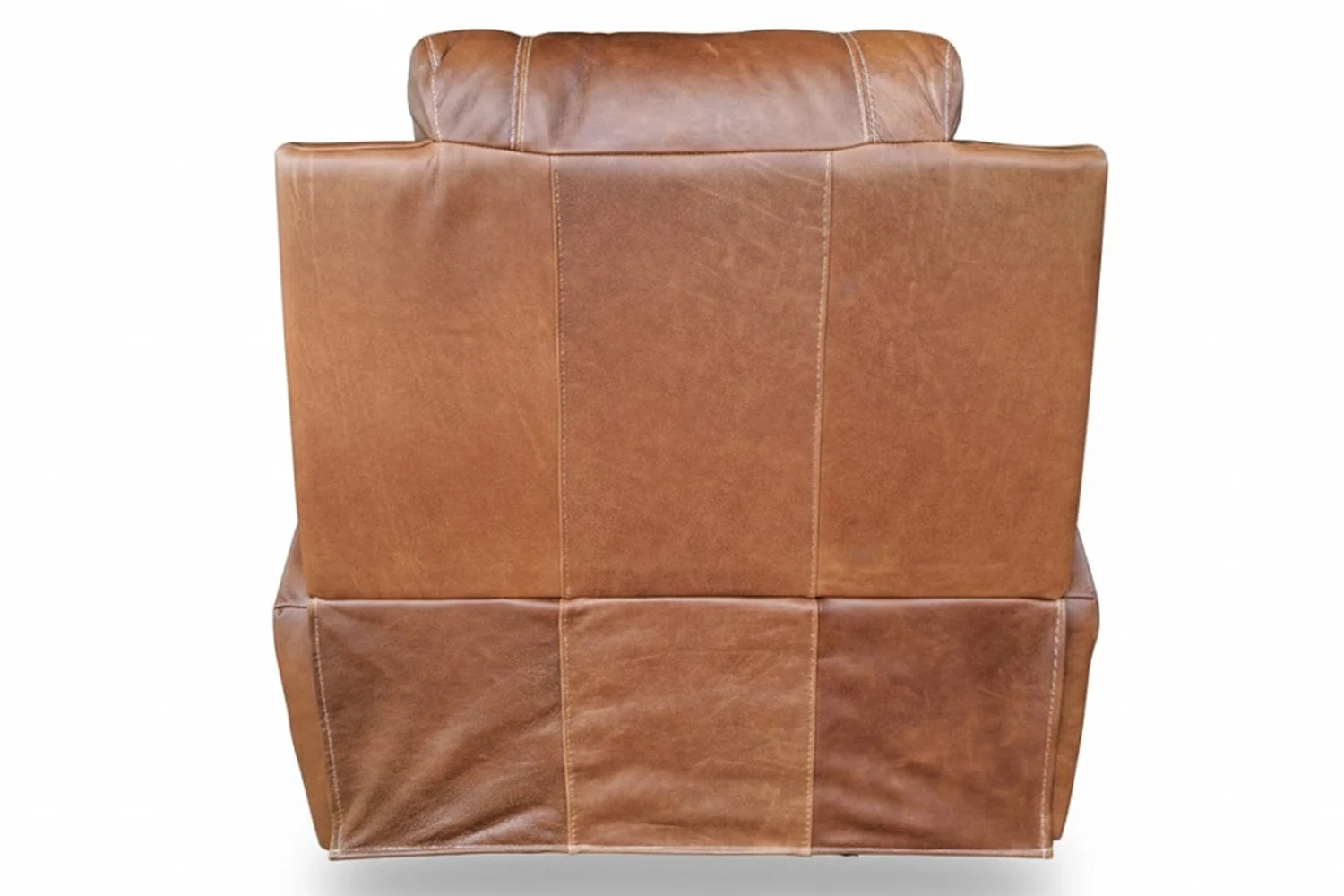 Premier Electric Genuine Leather Recliner Chair (Vintage Brandy) — view 4